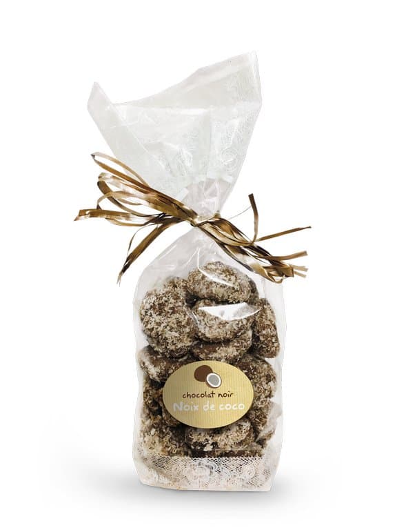 Häppchen mit Kokosnuss, Façon Chocolat