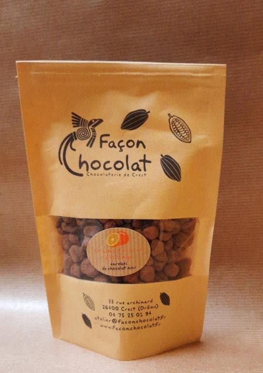 Kandierte Orangenschalen, Façon Chocolat, 120 g