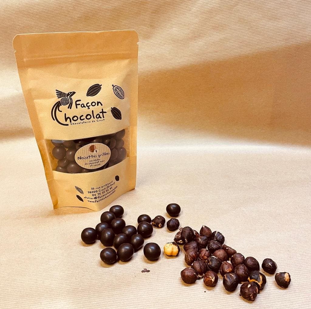 Geröstete Haselnüsse, Façon Chocolat