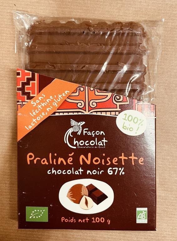 Tafel Haselnuss-Praliné, Façon Chocolat, 80 g