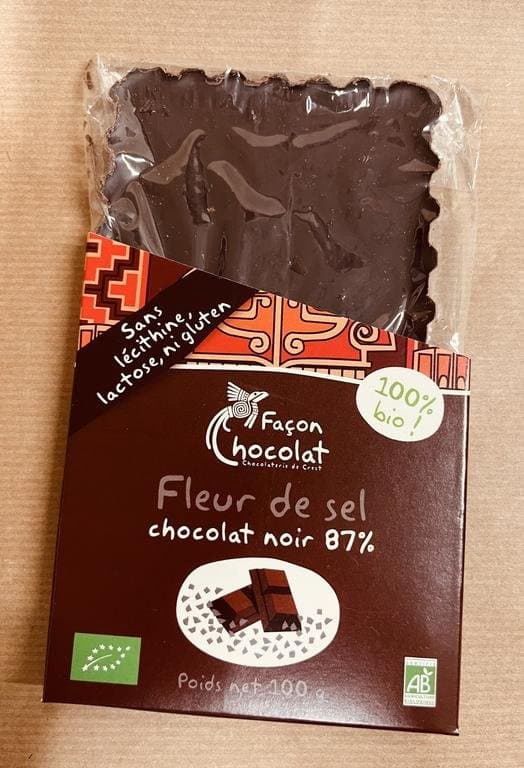 Tafel 87% mit Fleur de Sel, Façon Chocolat