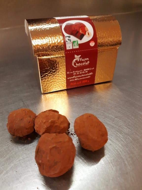 Orangen-Trüffel, Ballotin, Façon Chocolat, 180 g