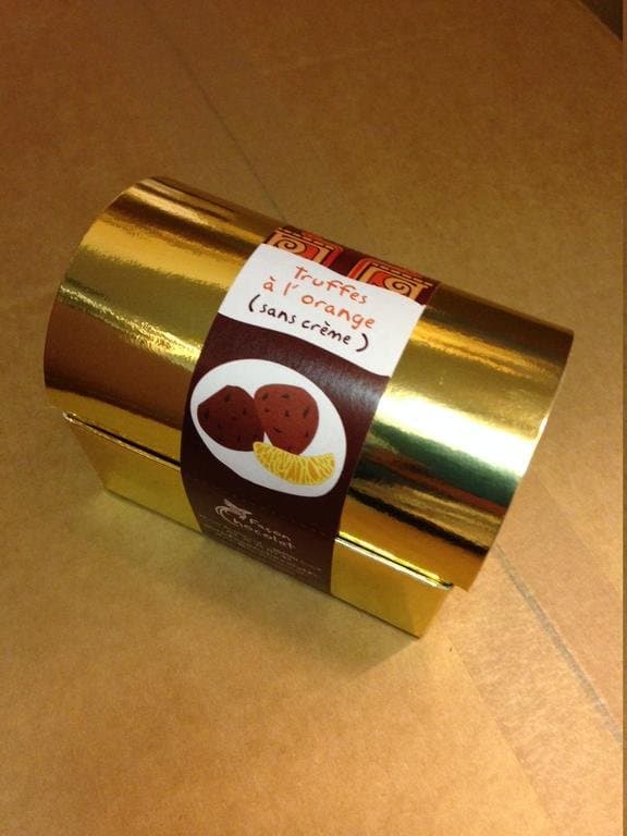 Haselnuss-Praliné-Trüffel, Ballotin, Façon Chocolat, 180 g
