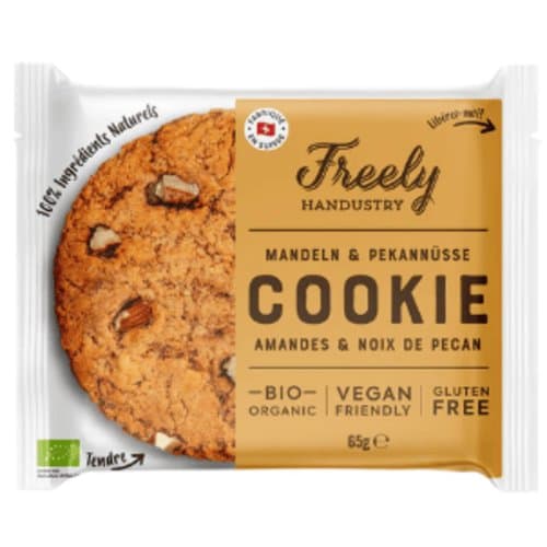 Cookie aux amandes & noix de Pécan, Freely, 65 g*