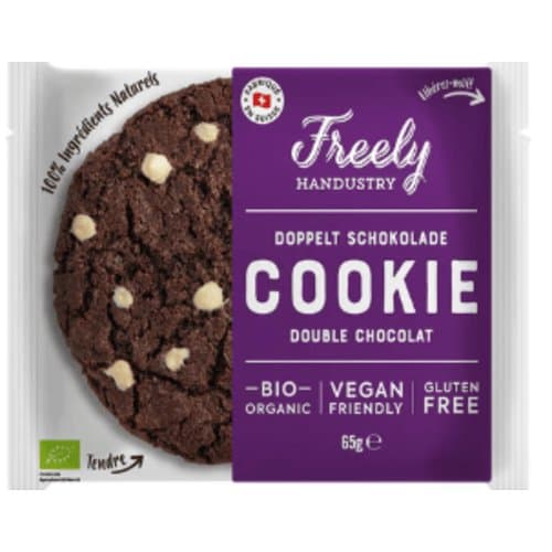 Cookie double chocolat, Freely, 65 g*