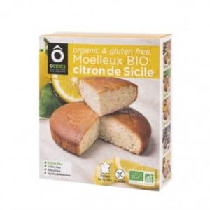Moelleux Citron Jaune De Sicile Sans Gluten BIO, Gourmandise & Coquelicot, 170 g*