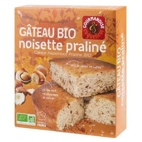 Moelleux Praliné Noisette, Gourmandise & Coquelicot, 160 g*