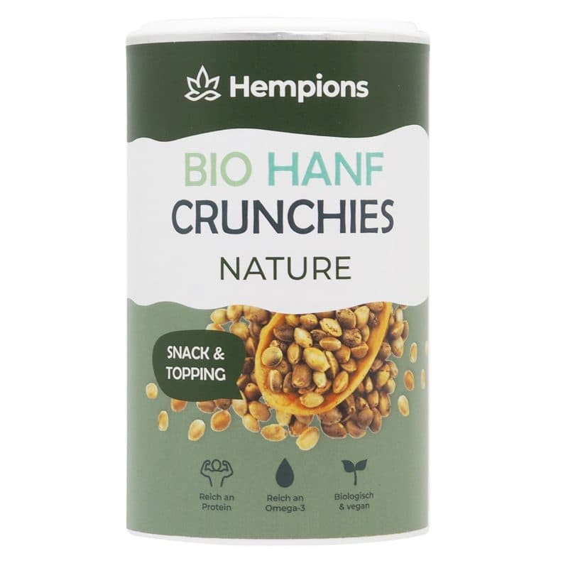 Chanvre Crunchies Nature BIO, Hempions, 200 g*