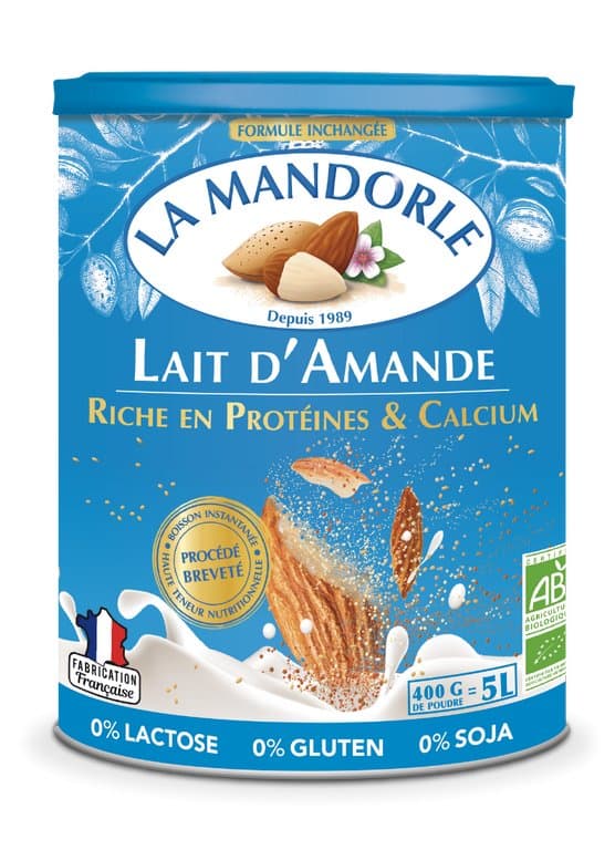 Mandelmilch in Pulverform, La Mandorle, 400 g*