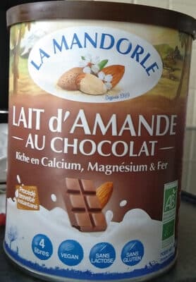 Lait D'amande & Chocolat En Poudre, La Mandorle, 400 g*
