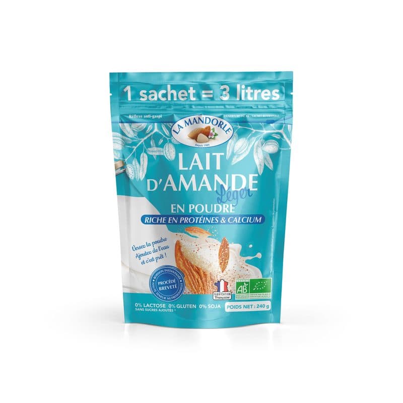 Lait D'amande Léger, La Mandorle, 240 g*