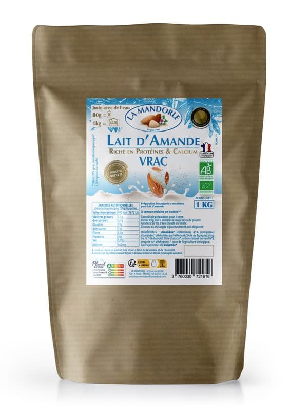 Lait D'amande Léger, La Mandorle, 1 kg*