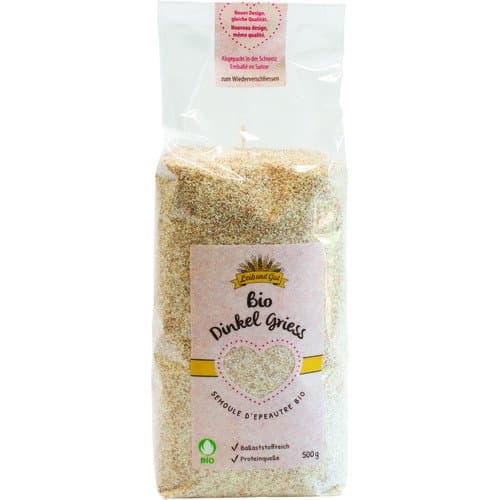 Vollkorn-Dinkelsemoule Bio (Knospe Label) Import, Leib und Gut, 500 g*