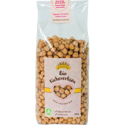 Pois chiches bio (label Knospe) import, Leib und Gut, 500 g*