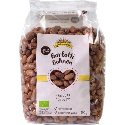 Borlotti Bohnen Bio, Leib und Gut, 500 g*