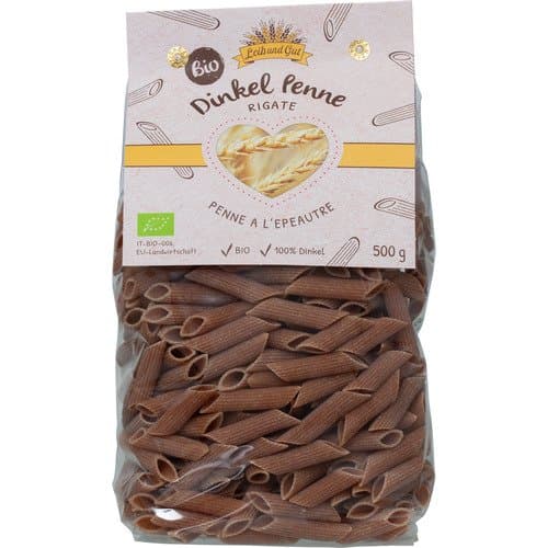 Penne rigate d'épeautre bio, Leib und Gut, 500 g*