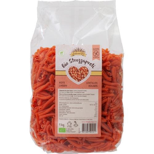 Strozzapreti Lentilles Rouges BIO, Leib Und Gut, 1000 g*