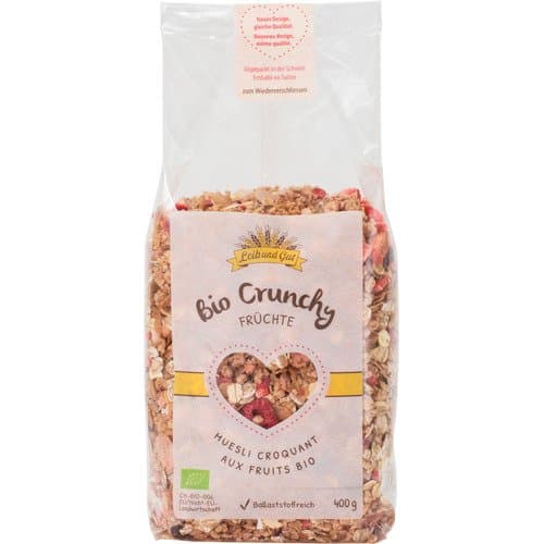 Knusprig mit Bio Früchten, Leib und Gut, 400 g*