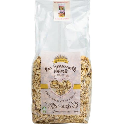 Bio Amaranth-Früchtemüsli (Knospe Label) Import, Leib und Gut, 500 g*