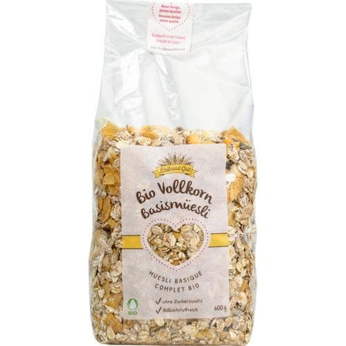 Muesli De Base Complet BIO (label Knospe) Import, Leib Und Gut, 600 g*