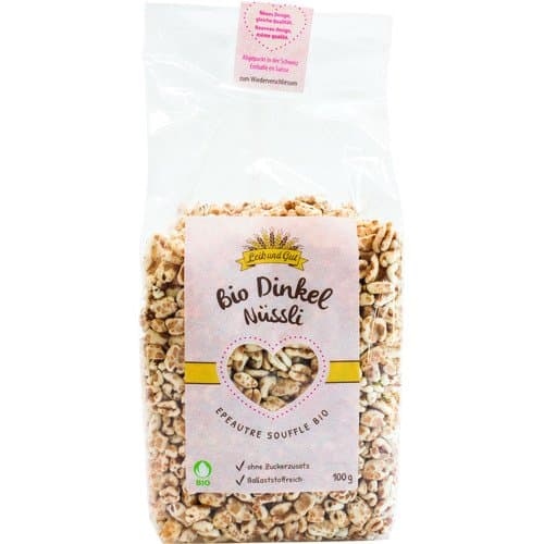 Petits déjeuners à l'épeautre bio (label Knospe) import, Leib und Gut, 100 g*
