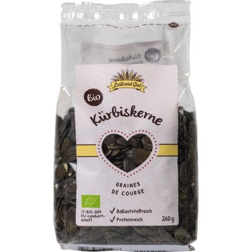 Graines De Courge BIO, Leib Und Gut, 260 g*