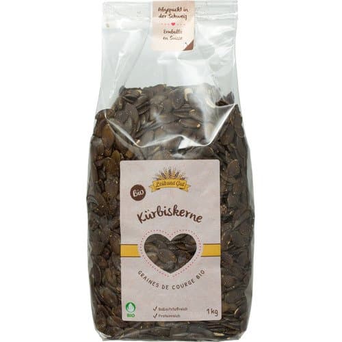 Graines de courge bio (label Knospe) import, Leib und Gut, 1000 g*