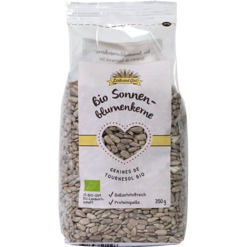 Bio Sonnenblumenkerne, Leib und Gut, 350 g*