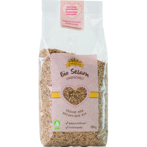 Graines De Sésame Non Décortiquées BIO (label Knospe) Import, Leib Und Gut, 350 g*