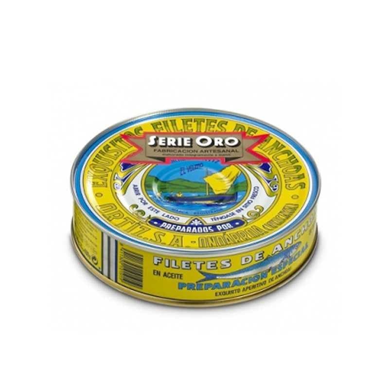Anchois À L'huile D'olive Série Oro, Ortiz, 450 g*