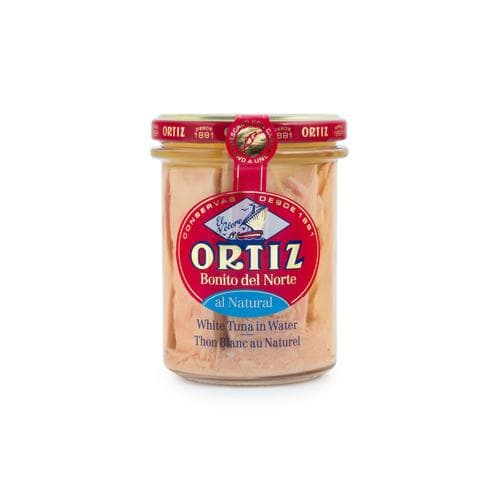 Thon Blanc Germon Au Naturel — Bocal Verre, Ortiz, 220 g*