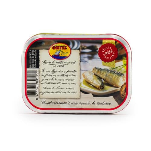 Sardines à l'ancienne à l'huile d'olive, Ortiz, 140 g