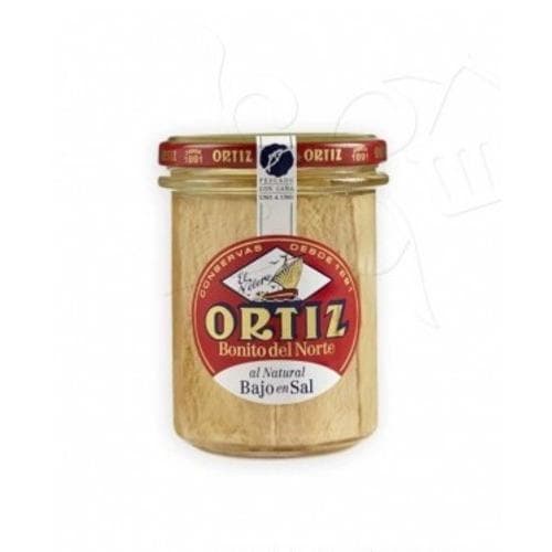 Thon Blanc Germon Au Naturel Sans Sel — Bocal Verre, Ortiz, 220 g*