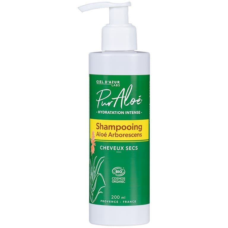 Shampoing cheveux secs, Pur'Aloé, 200 ml*
