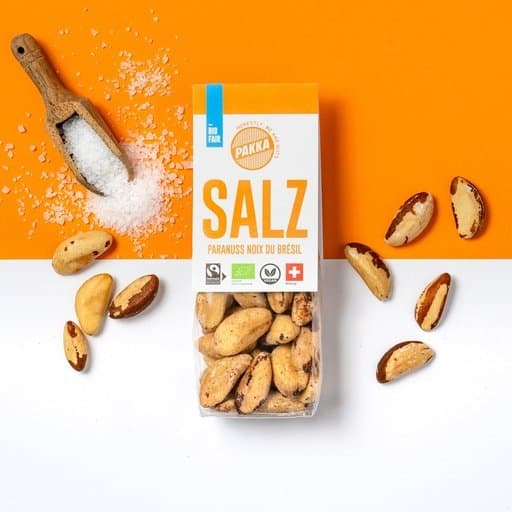 Paranüsse geröstet mit Meersalz, Pakka, 100 g*
