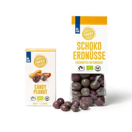 Erdnüsse in Schokolade, Pakka, 450 g