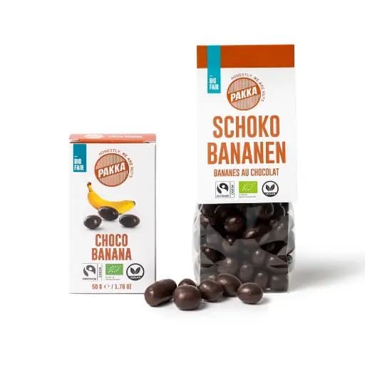 Bio-Schokoladentafel mit Kakaobohnen 72%, Pakka, 83 g