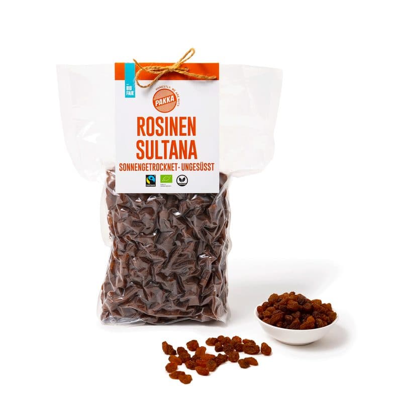 Sultanines Non Huilés, Pakka, 1 kg