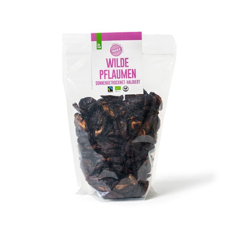 Pruneaux Sauvages Coupés En Deux Séchés Au Soleil, Pakka, 1 kg