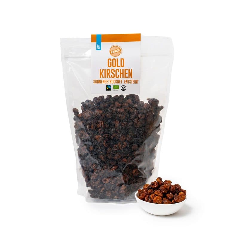 Cerises Dorées Dénoyautées, Pakka, 110 g