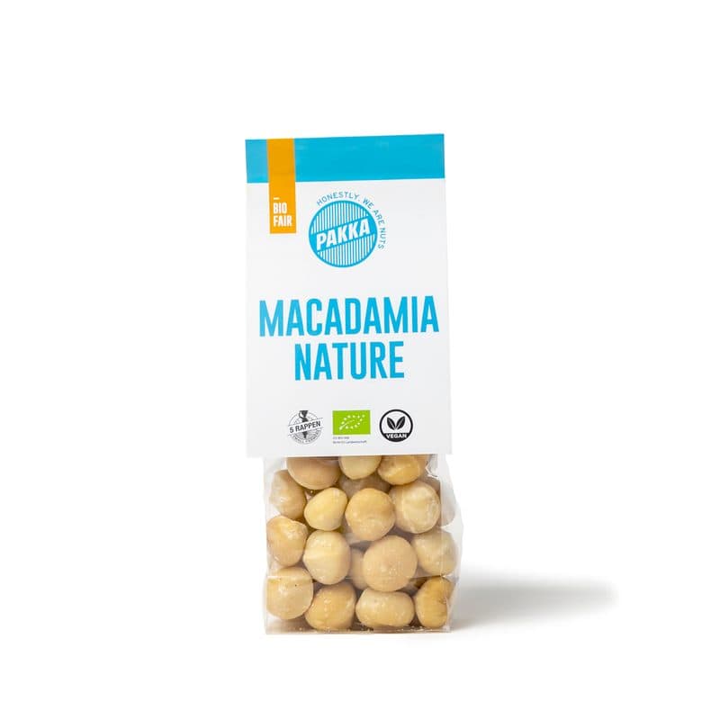 Macadamia Nature, Pakka, 80 g