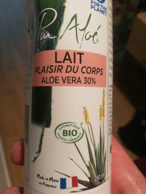 Lait Plaisir Pour Le Corps À L'aloe Vera (85%), Pur'aloé, 250 ml*