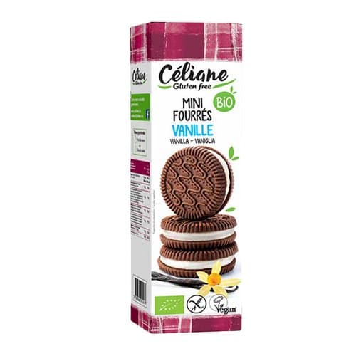 Mini Vanillecreme Kekse, Céliane Glutenfree, 125 g*