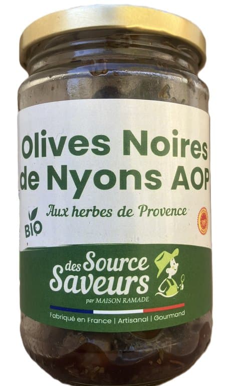 Oliven aus Nyons AOP mit Kräutern der Provence, Pascal Ramade, 190 g