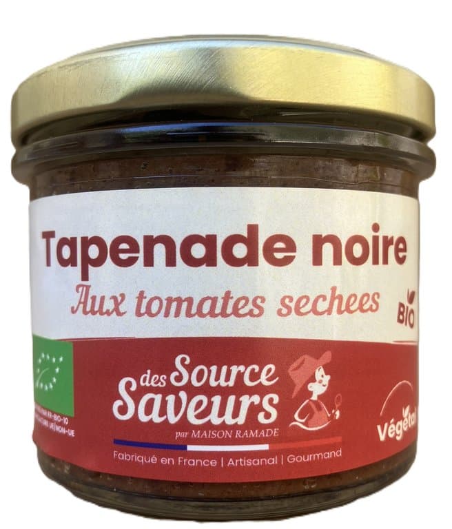Schwarze Tapenade mit getrockneten Tomaten, Pascal Ramade, 100 g