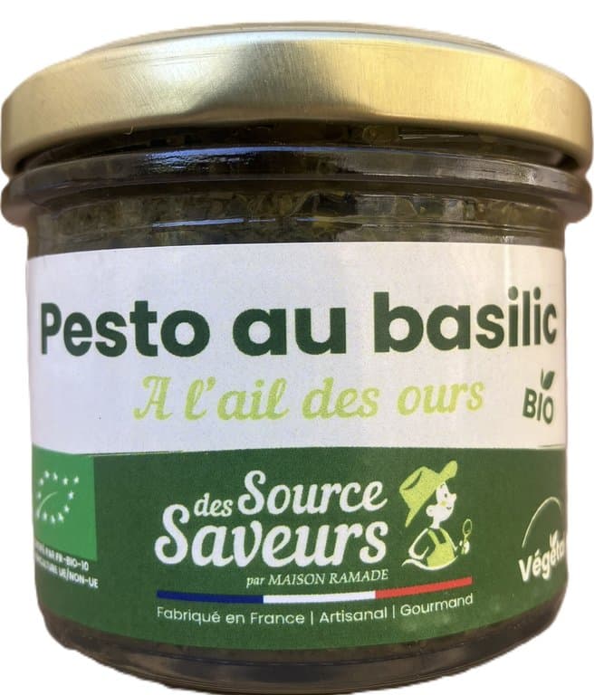 Basilikum-Pesto mit Bärlauch, Pascal Ramade, 100 g