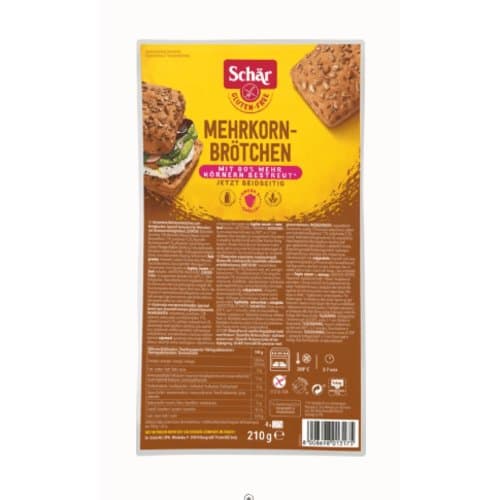 Getreidebrot glutenfrei, Schär, 210 g