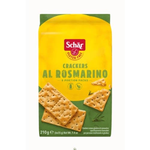 Crackers au romarin sans gluten, Schär, 210 g