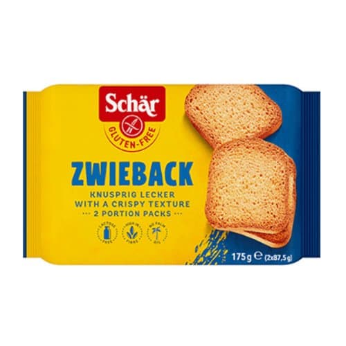 Zwieback glutenfrei, Schär, 175 g