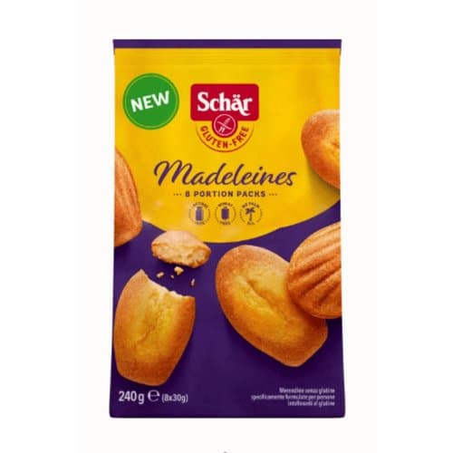 Madeleines sans gluten, Schär, 240 g